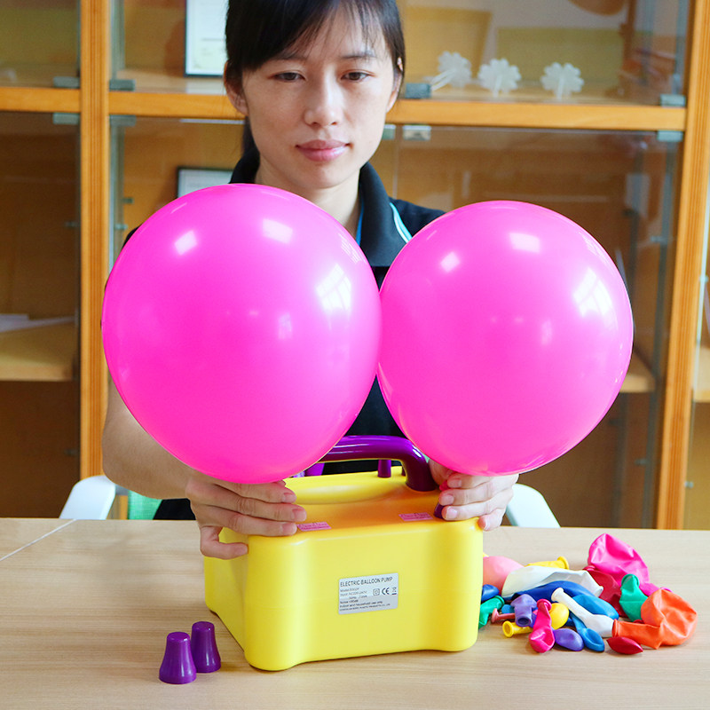 宝诺电动打气筒吹气球充气机气球机婚礼布置装饰工具家用冲气泵