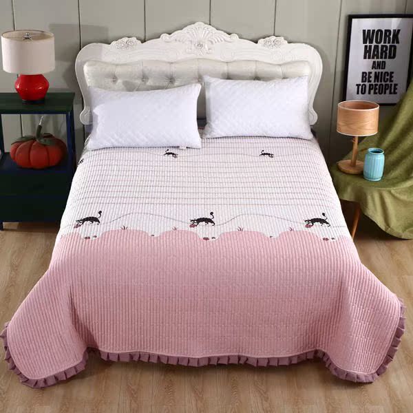 热销被单单件珊瑚绒 双面加绒_冬季加绒厚床单单件牛奶水晶绒珊瑚绒