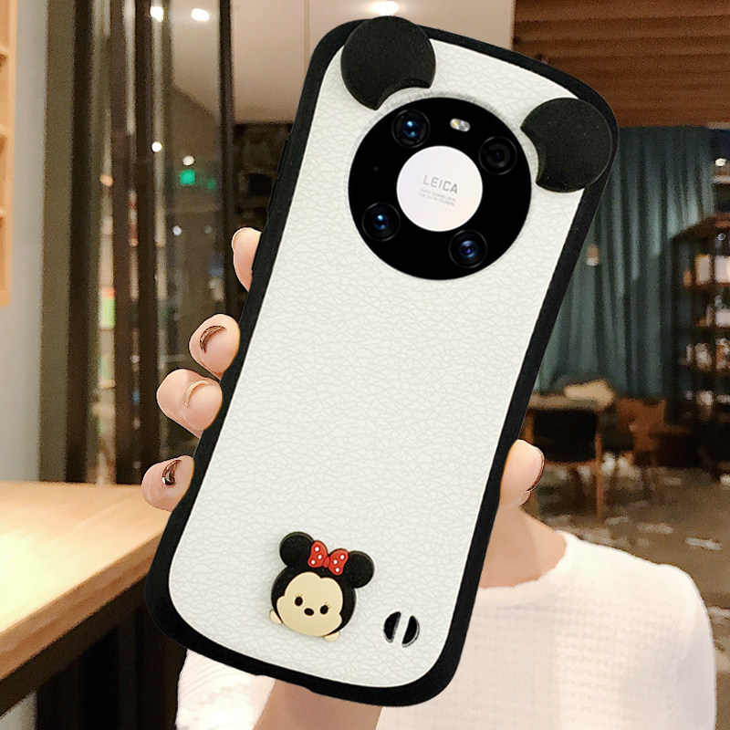 趣味可爱适用华为mate40手机壳mate30女pro全包防摔5g小蛮腰软壳2