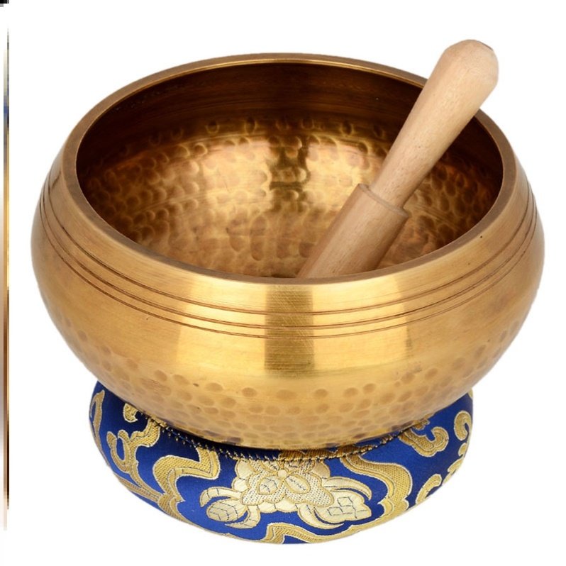 口径佛音佛语佛音碗黄铜铜碗敲打动听瑜伽送礼摆件