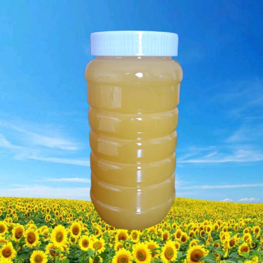 2022年天然葵花蜂蜜纯正无添加自产生蜜全封盖成熟蜂蜜1000克