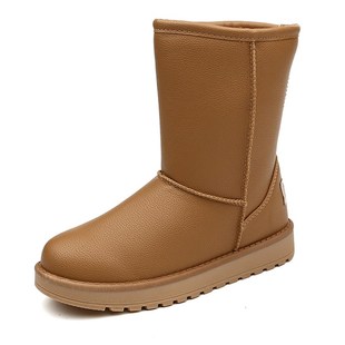 女士雪地靴棉冬季厚中筒靴