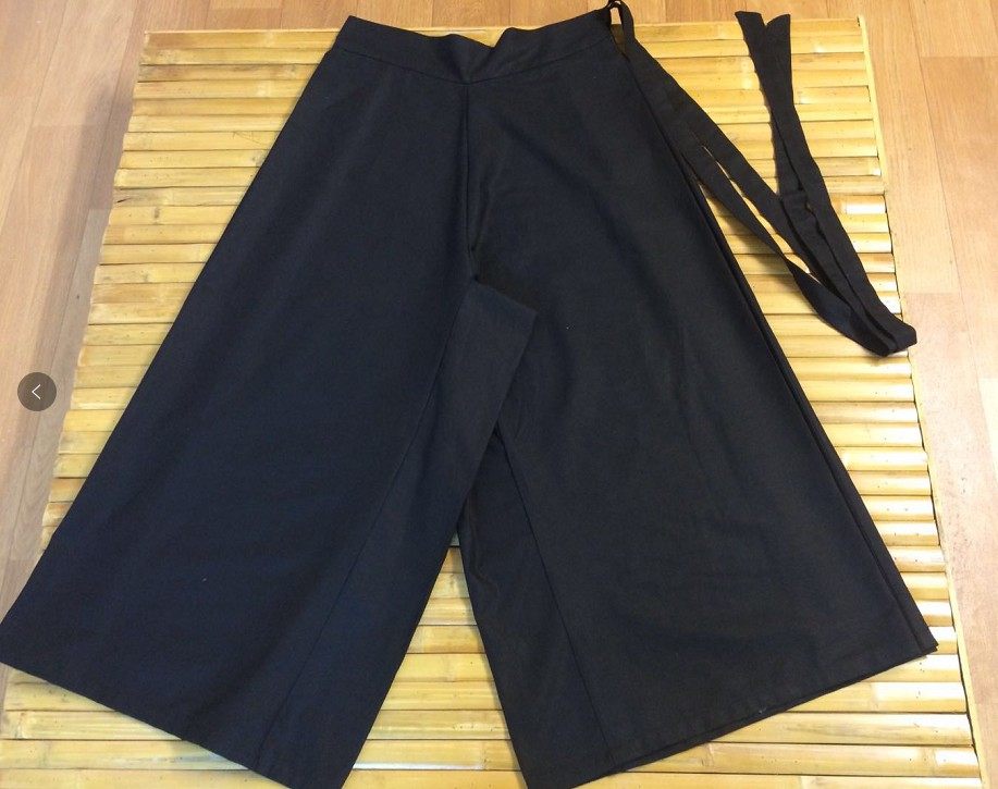 一折褙子汉服 女 棉麻_[若鸿]汉服男女汉服宋制袴裤竹节麻 棉麻多色可