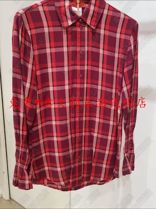意大利代购MAX&Co 2019秋冬DELICATO格纹长袖衬衫在类目 女装/女士精品, 衬衫中 - 来自Buy2taobao.com提供专业的淘宝代购服务