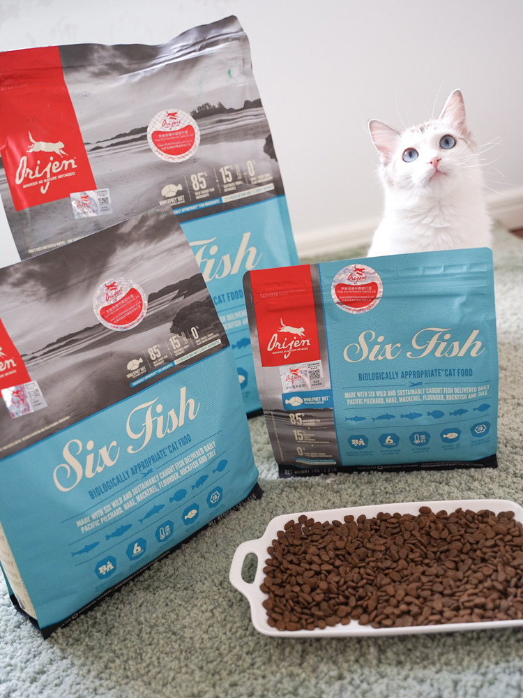 加拿大原始猎食 渴望 orijen六种鱼全猫粮天然无谷通用粮1.8kg