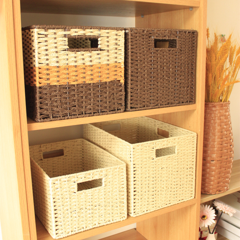 household Storage baskets Toys Woven box Sorting box tea table a living room Debris basket snacks storage box Imitation rattan Basketin the Storage consolidation , Home Storage appliances , Storage box , Storage box category - from Buy2taobao.com to provide professional Taobao agent buy service