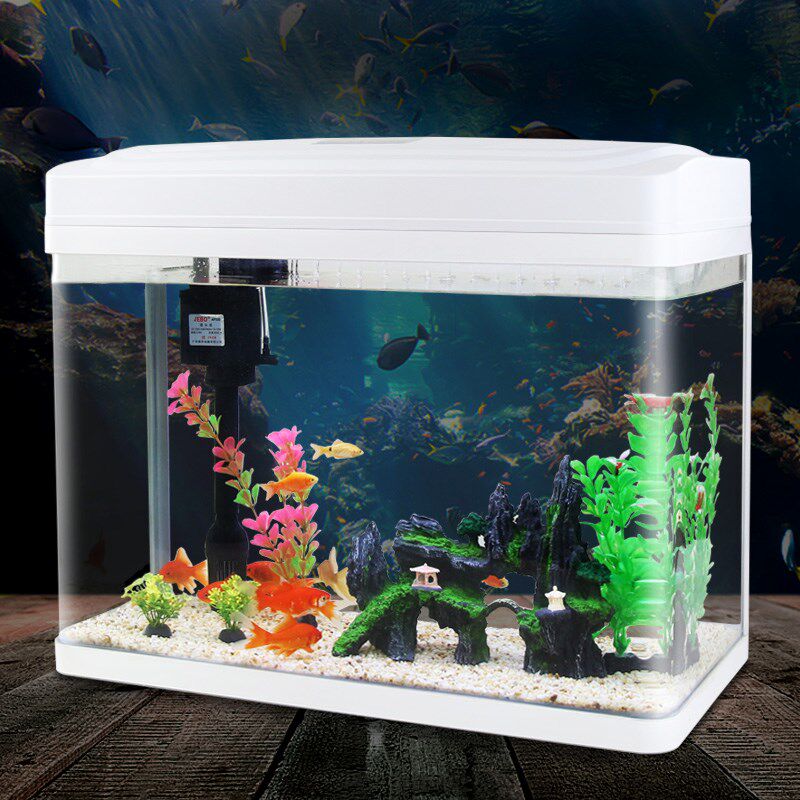 热销鱼缸水族箱 自动循环免换水