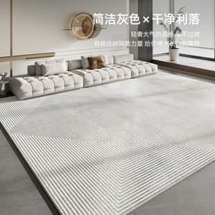 地毯客厅轻奢高级感茶几毯免洗可擦卧室床边毯加厚地垫大面积全铺