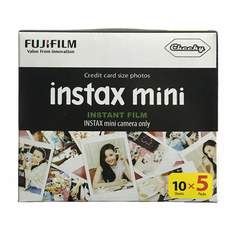 富士拍立得相纸50张白边mini8/7s/25/instax一次成像3寸lomo迷你