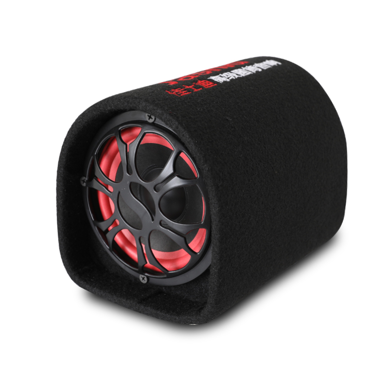 一折车载蓝牙音箱24v_低音炮音响蓝牙车载12v24伏插卡5寸220v重低音短