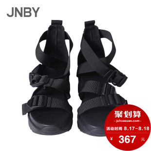 古馳酒神和雙g那個更耐磨 JNBY 江南佈衣2020夏新品百搭舒適個性涼鞋女夏平底中跟7G253025 古馳酒神包