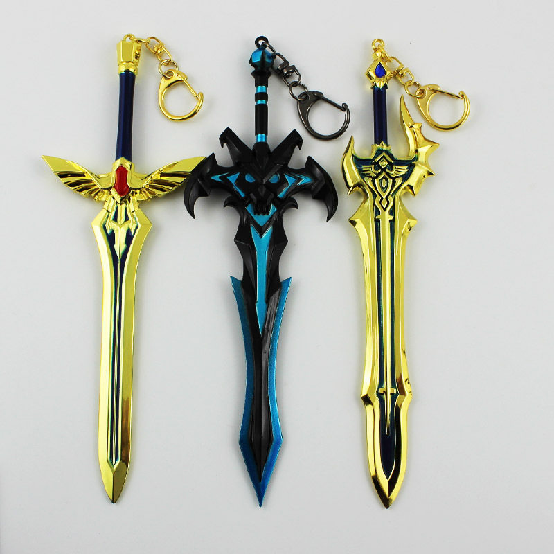 周边 亚瑟武器套装 狮心王 死亡骑士 圣骑之力 合金兵器