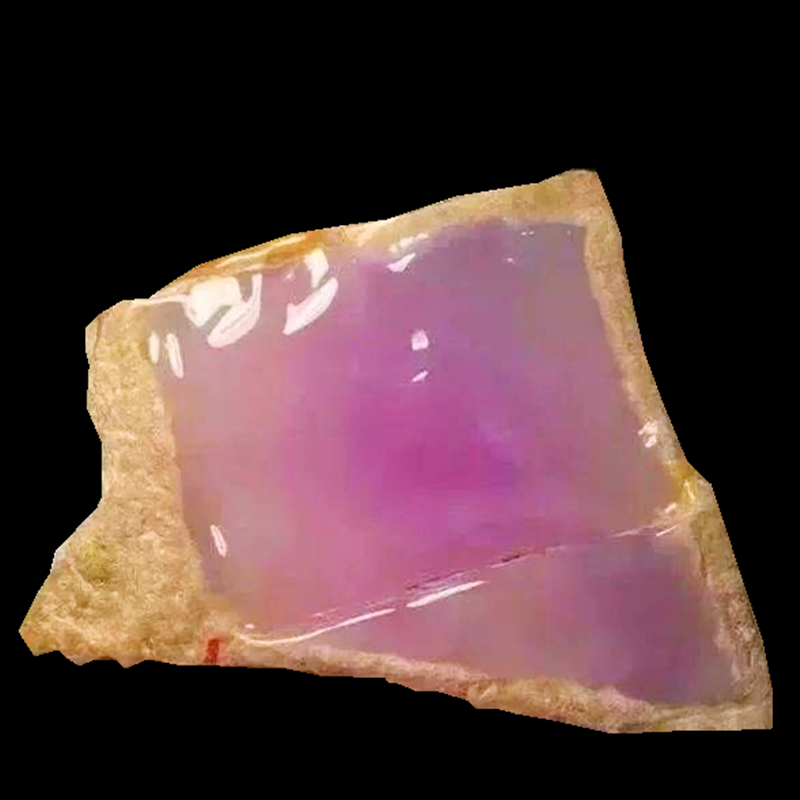 69 珠宝奇石 69 缅甸天然翡翠原石毛料片玉直播间高冰玻璃种开窗