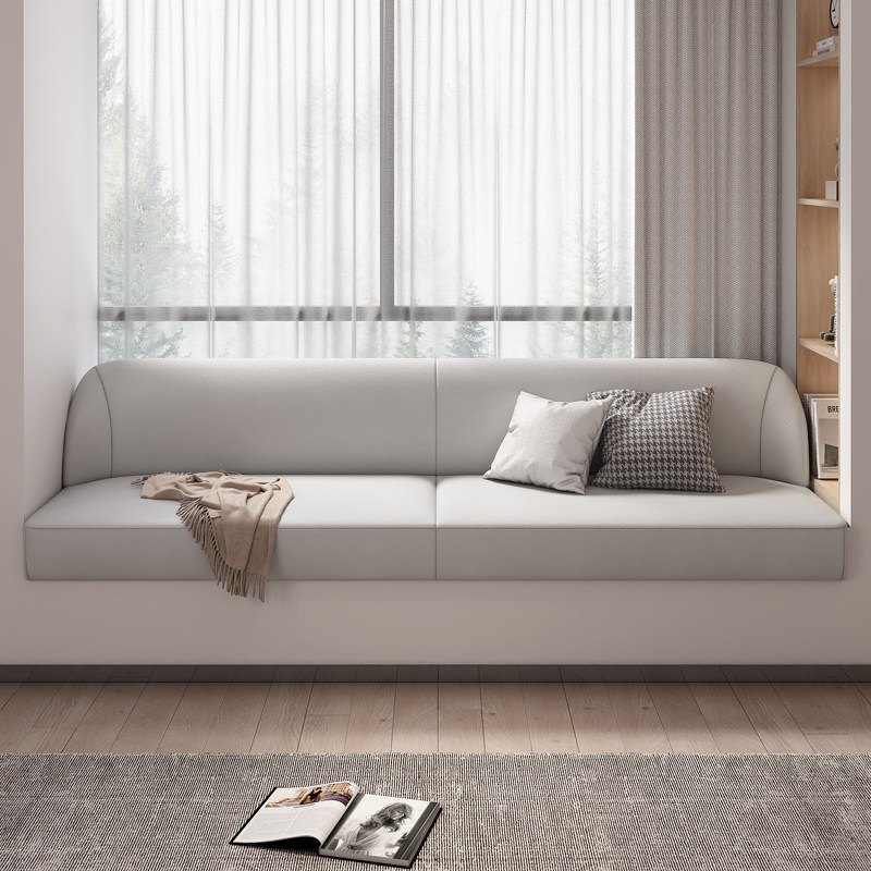 飘窗沙发懒人沙发简约现代卧室小沙发单人网红榻榻米窗台定制沙发