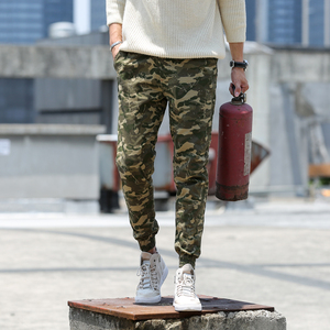 天台风 新款男士休闲时尚迷彩裤束脚裤 灰迷彩 a411-k92-p60图片