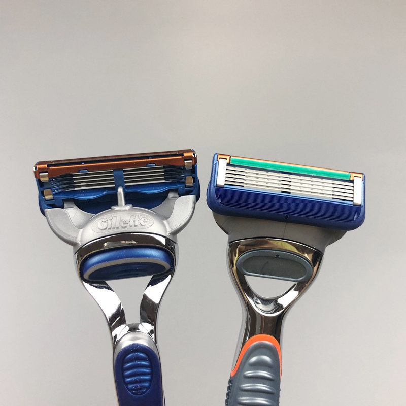 刮胡刀片 吉列 5层 老式_吉列fusion刀片锋速5德国手动剃须刀五层锋隐