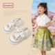儿童鞋板鞋夏季新款韩版时尚公主鞋女小童厚底鞋女童镂空透气网鞋
