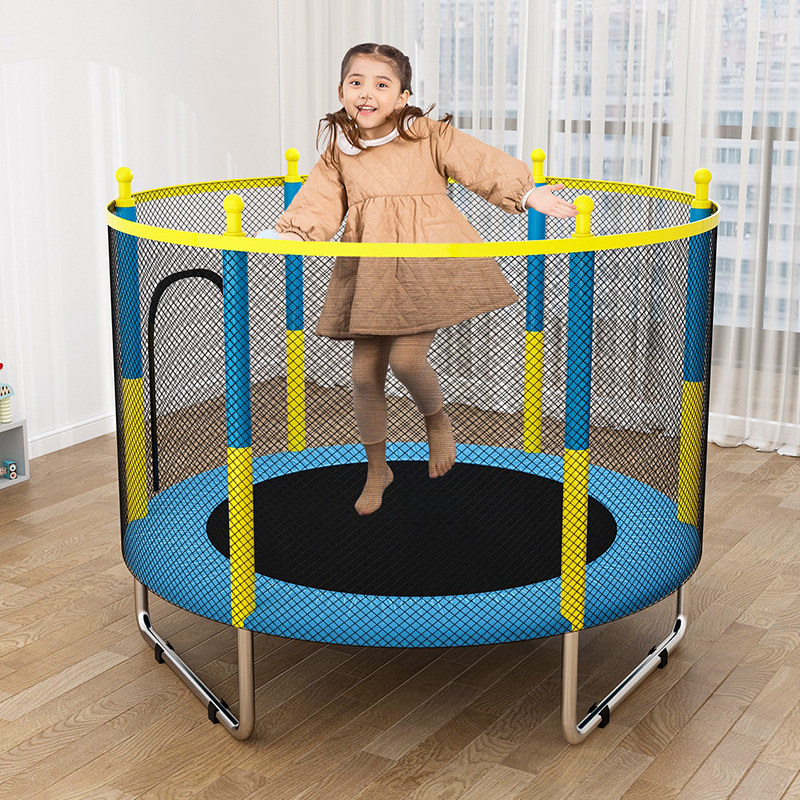 蹦蹦床家用儿童室内宝宝弹跳床小孩玩具成人健身带护网家庭跳跳床
