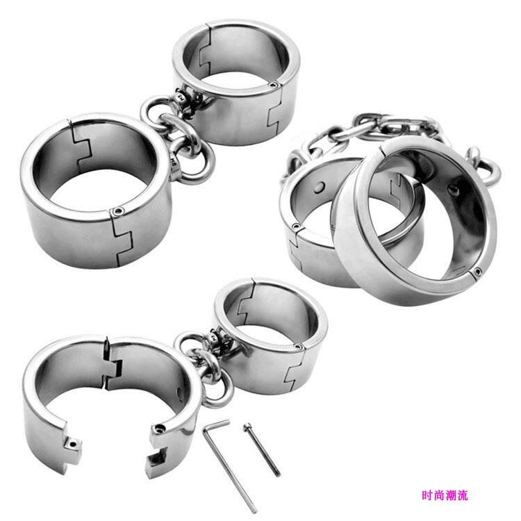 新款 捆绑道具加重脚铐脚镣重型束缚男女手脚拷玩具大陆另类玩具