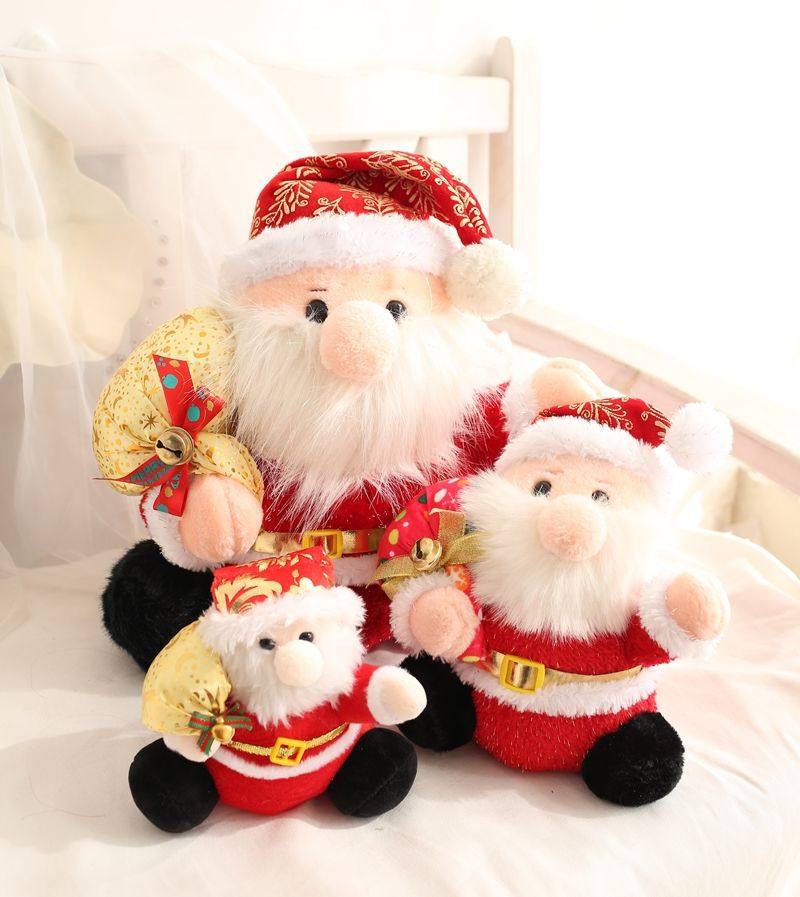 圣诞老人_大号圣诞节老人毛绒玩具圣诞老人公仔送女生孩友儿童玩偶