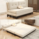 申亚沙发床小户型多功能可折叠沙发可伸缩懒人沙发阳台乳胶奶油风