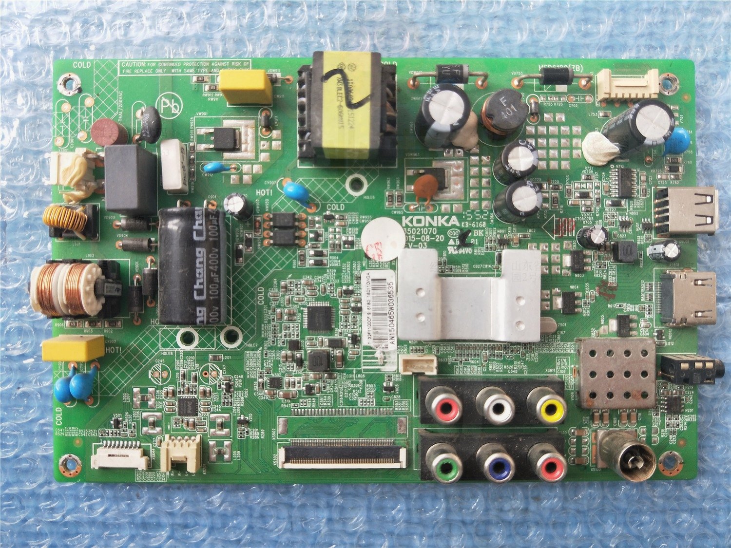 原装拆机康佳led32f1100cf液晶电视配件主板3502107072000849yt显示屏