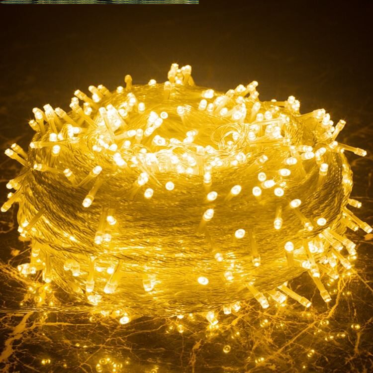 春节小彩灯闪灯串灯过年装饰灯饰新年户外霓虹灯串满天星星灯室外