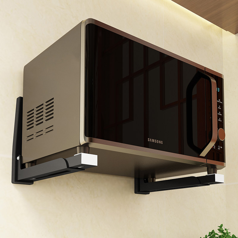 微波炉置物架厨房松下小米美的格兰仕烤箱架子支架壁挂微炉波家用