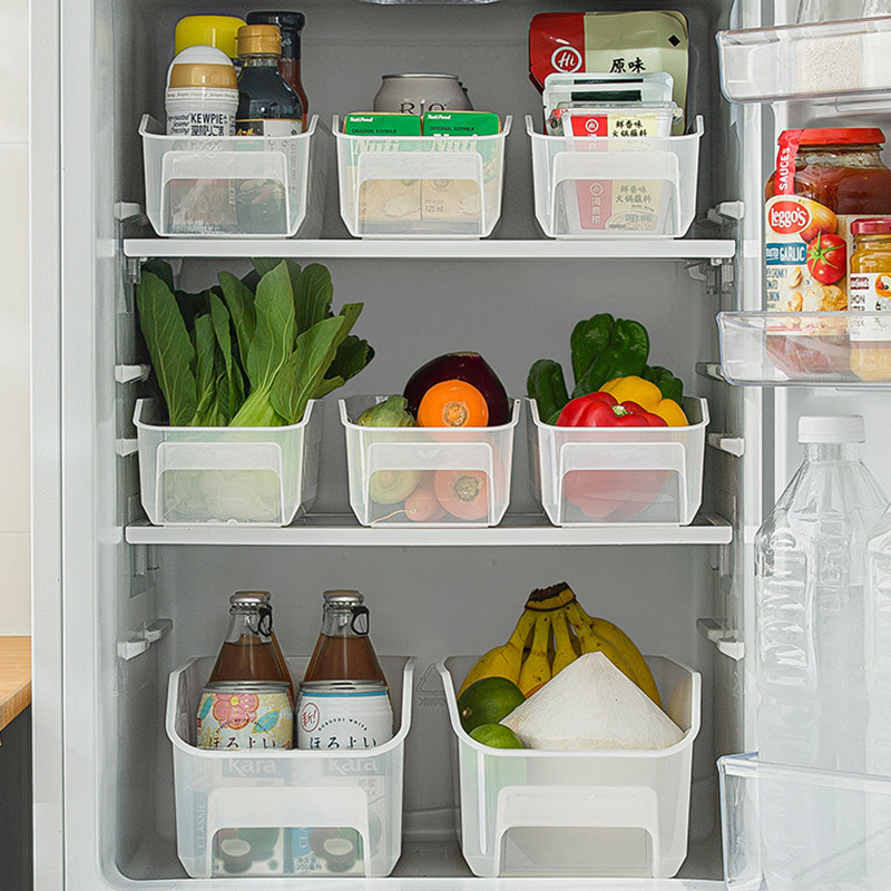 冰箱收纳盒抽屉式厨房食品级水果蔬菜鸡蛋盒冷藏保鲜整理储存大号
