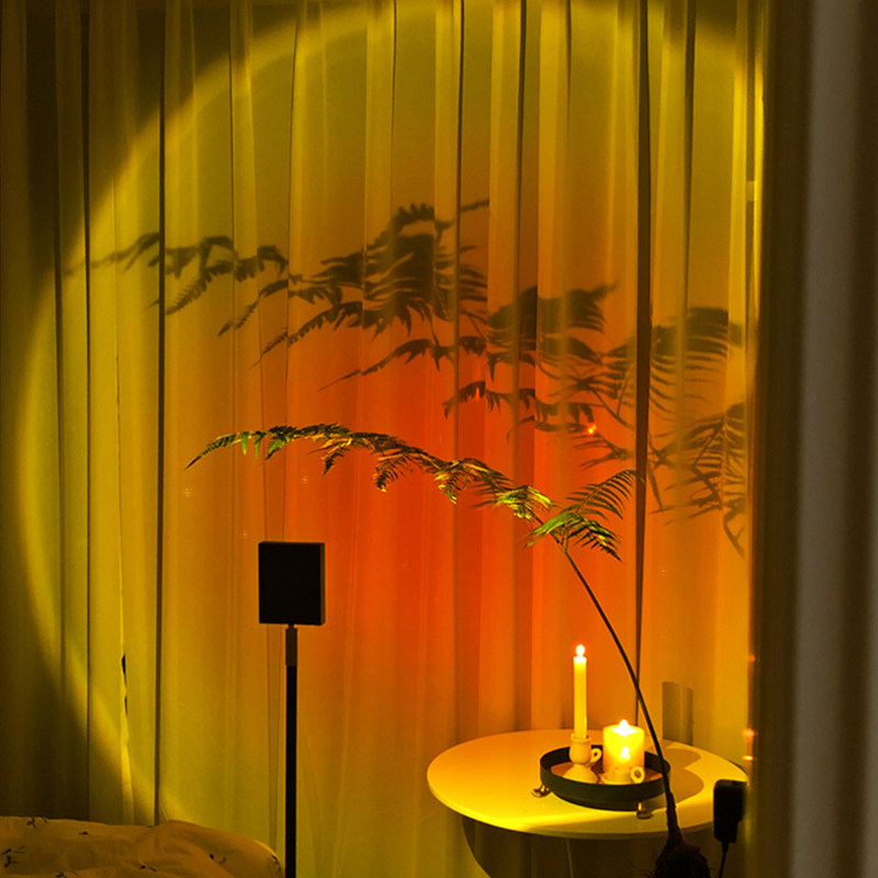 onndeer夕阳灯日落投影新年礼物网红落日灯拍照氛围日不落开学生