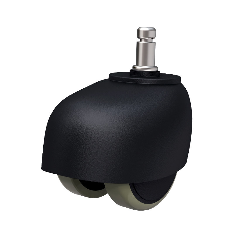 2寸老板椅大班椅电脑椅轮子脚轮万向轮聚氨酯灵活静音滑轮滚轱辘