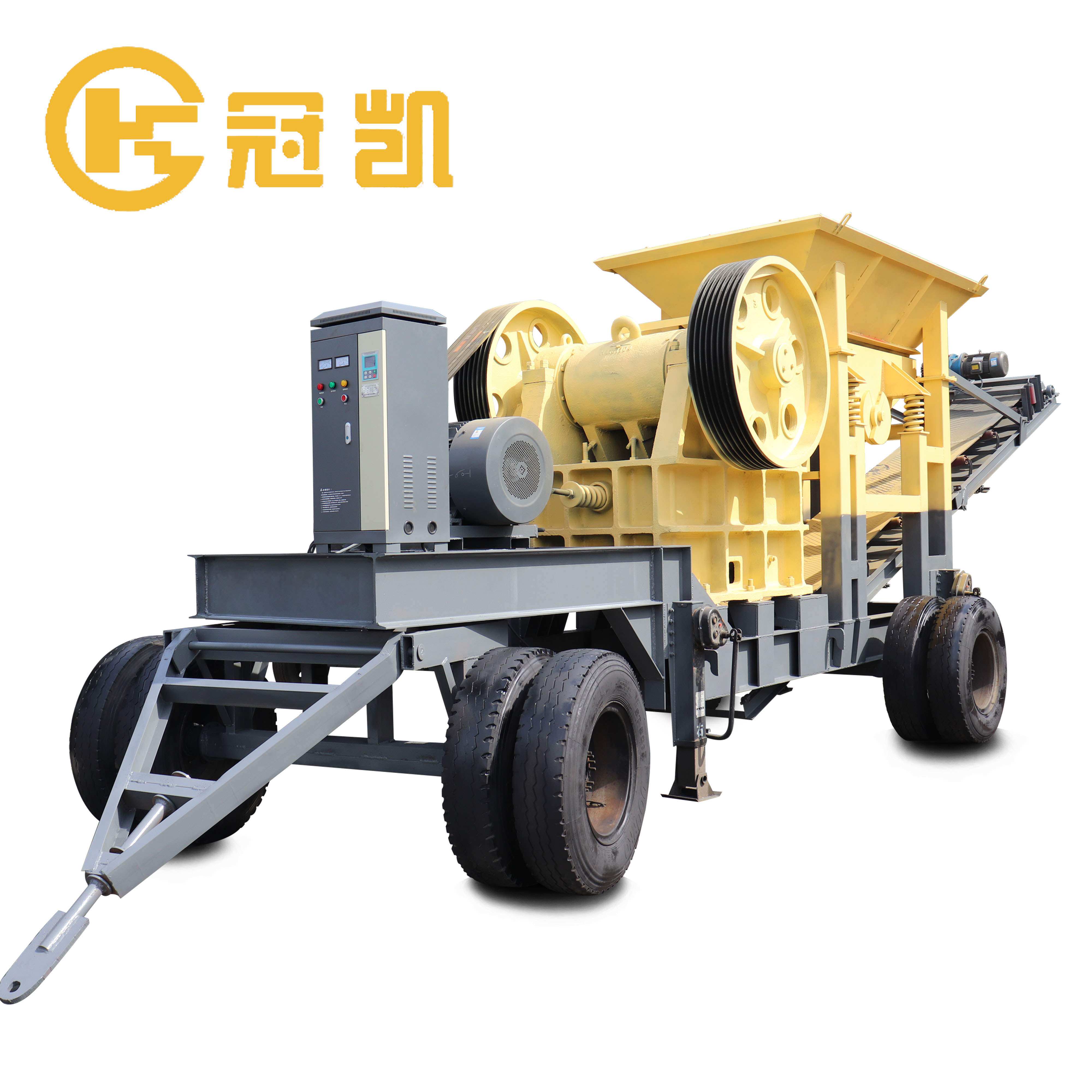 高档垃圾制d砂机大型破商机碎锤鄂式粉碎机工业石头建筑用式碎奢