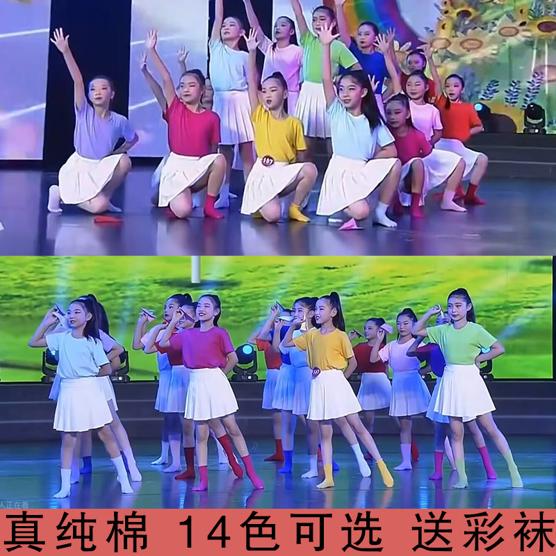 六一儿童表演服装幼儿园孩子的天空演出服小学生女童可爱蓬蓬纱裙