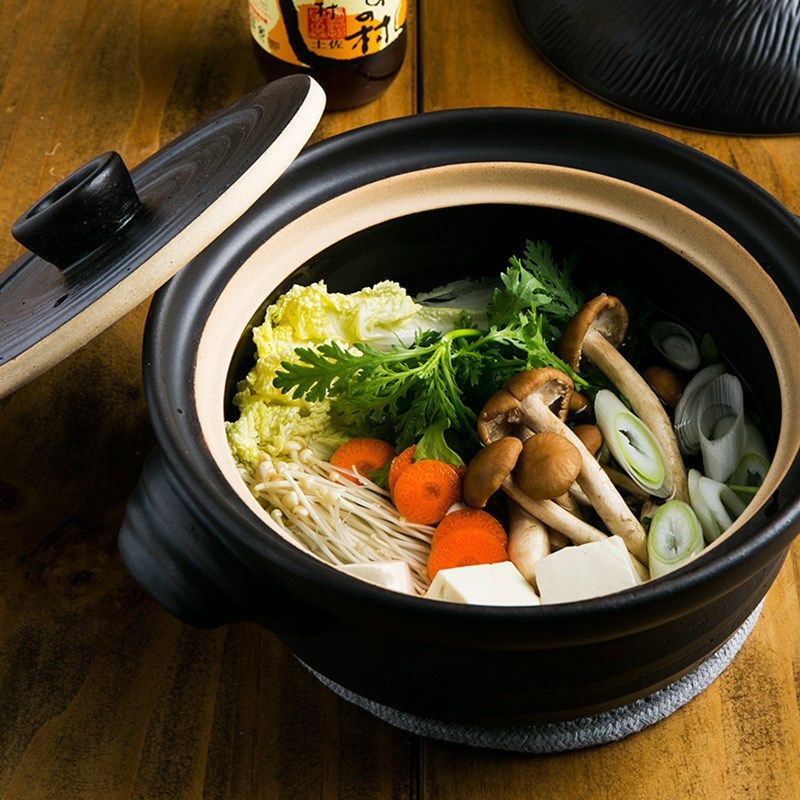 冬季欧式陶瓷家用砂锅 炖锅煲汤锅明火耐高温煲仔锅黑色带盖上新_不