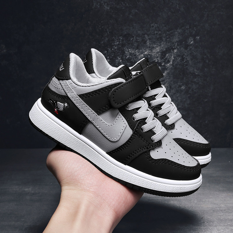 支持红星鸿星尔克童鞋官方旗舰店男童运动鞋夏季中大童低帮aj板鞋