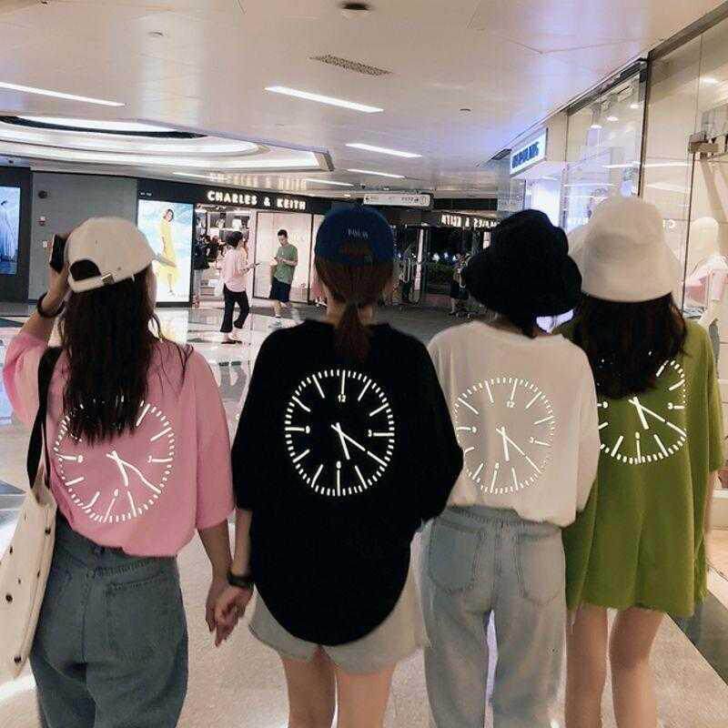 闺蜜服装女学生_三人四人多人姐妹装闺蜜装短袖上衣学生宿舍服装韩版