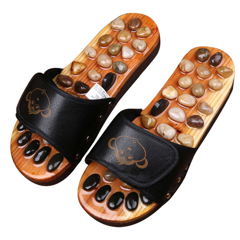 家居鹅卵石足底按摩拖鞋大额优惠券