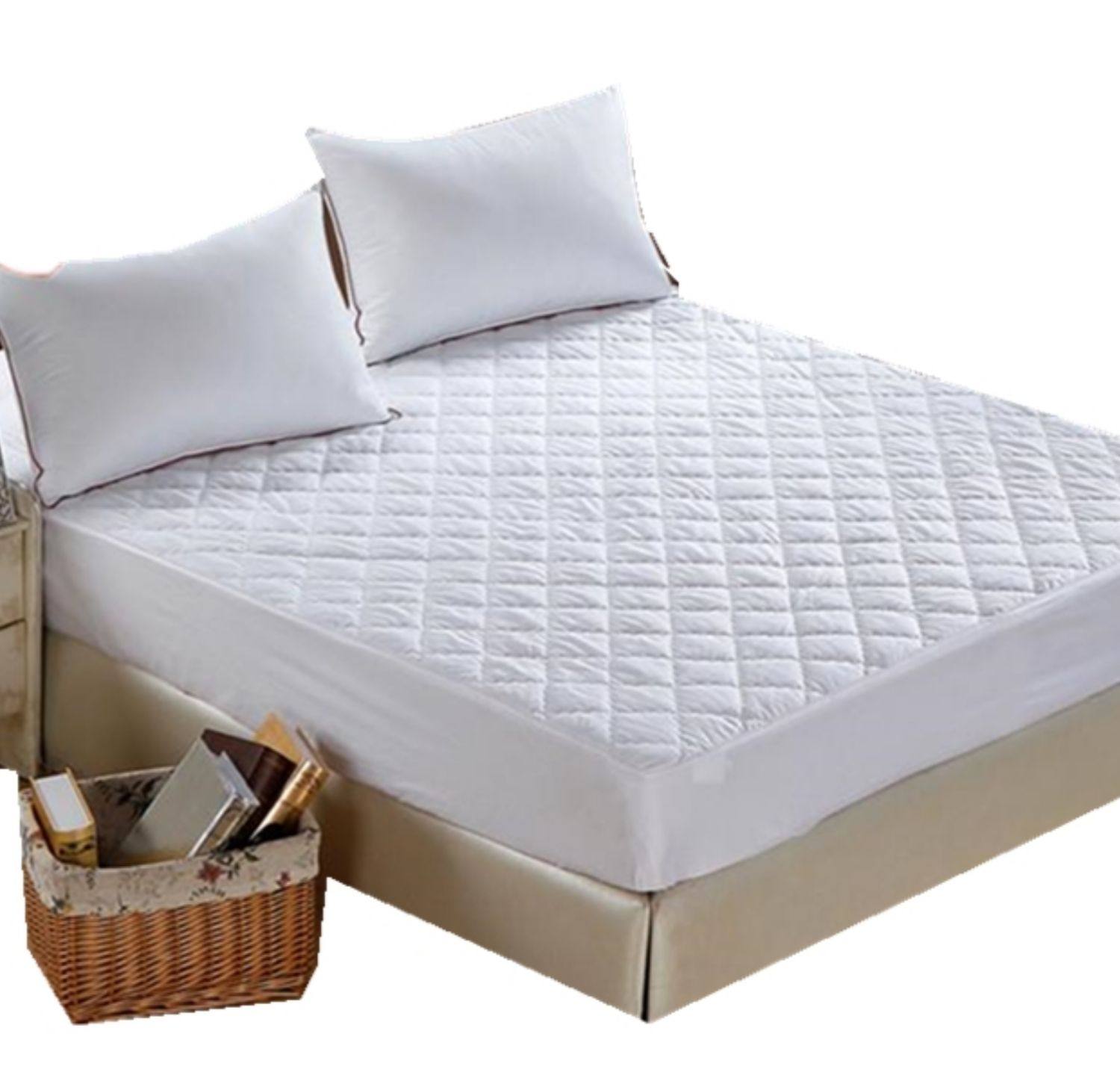 床垫保护垫全棉白色可水洗席梦思保护套床笠夹棉纯棉防滑床褥护垫