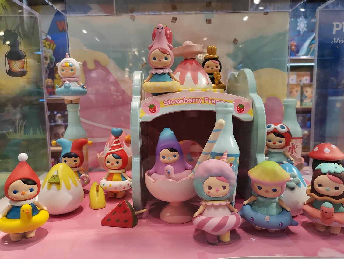 pucky毕奇精灵一代popmart泡泡马特糖果小寿星波克小丑蘑菇独角兽