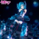 初音未来手办黑星红白Ver 初音压泡面动漫二次元制服gk美少女摆件