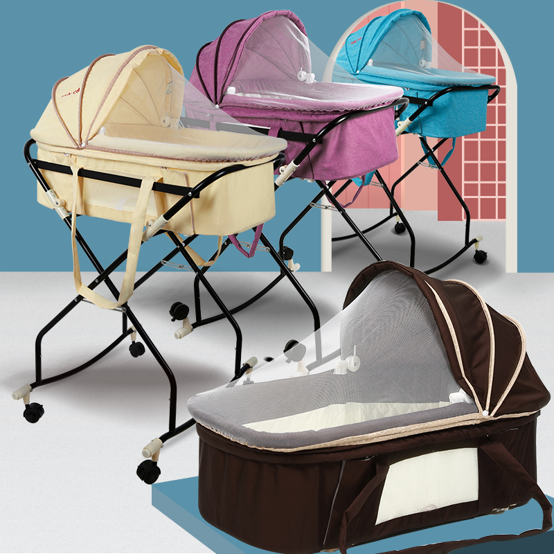 baby go out hand basket Newborn baby vehicle portable Foldable portable security Moses baskets Leave hospital Basketin the Diapers/Care/Feeding/Push lathe , Crib/Crib/Cradle/Chair , Cradle category - from Buy2taobao.com to provide professional Taobao agent buy service