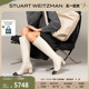 SW YULIANA 60 KNEE-HIGH ZIP BOOT 24春夏新款拼接粗跟长筒靴