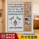 实木框磁性白板墙家用儿童磁吸黑板墙冰箱贴展示软木组合照片墙挂式可擦写留言板磁力白板大绿板书写留言定制