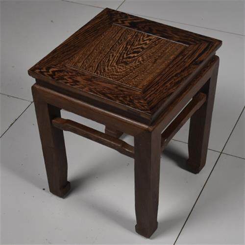 鸡翅木方凳红木凳子实木家用中式仿古板凳洗脚凳换鞋凳餐桌凳家具