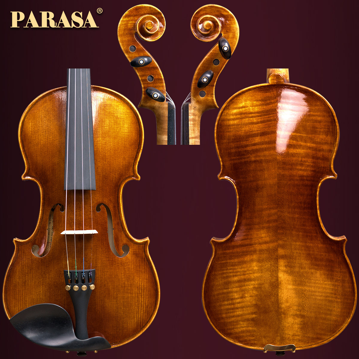 谱乐诗PARASA手工小提琴VWG316初学考级演奏琴 梁志凌监制 音色美