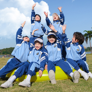 小学生校服春秋款套装幼儿园园服夏装三件套运动会一年级儿童班服