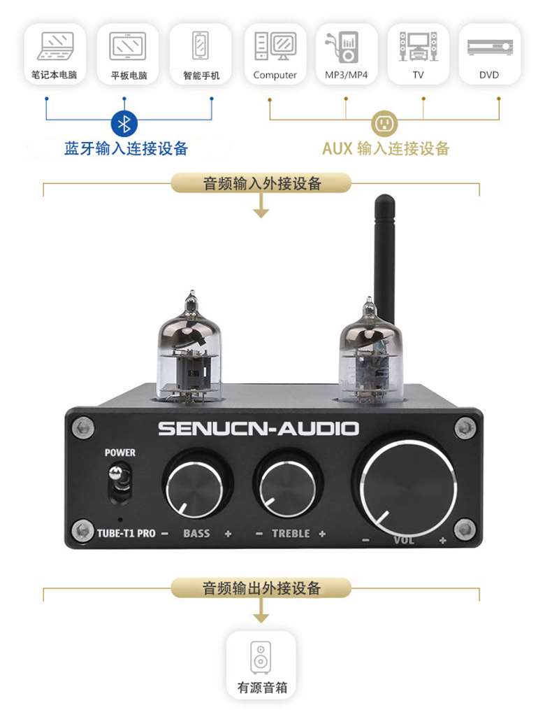 发烧胆前级6K4电子管HIFI胆机功放前置高低音调节蓝牙5.0在类目 影音电器, Hifi音箱/功放/器材, 功放中 - 来自Buy2taobao.com提供专业的淘宝代购服务