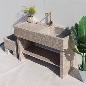 大理石材水池户外石头洗衣池整石庭院天然水槽阳台室外洗手池台盆