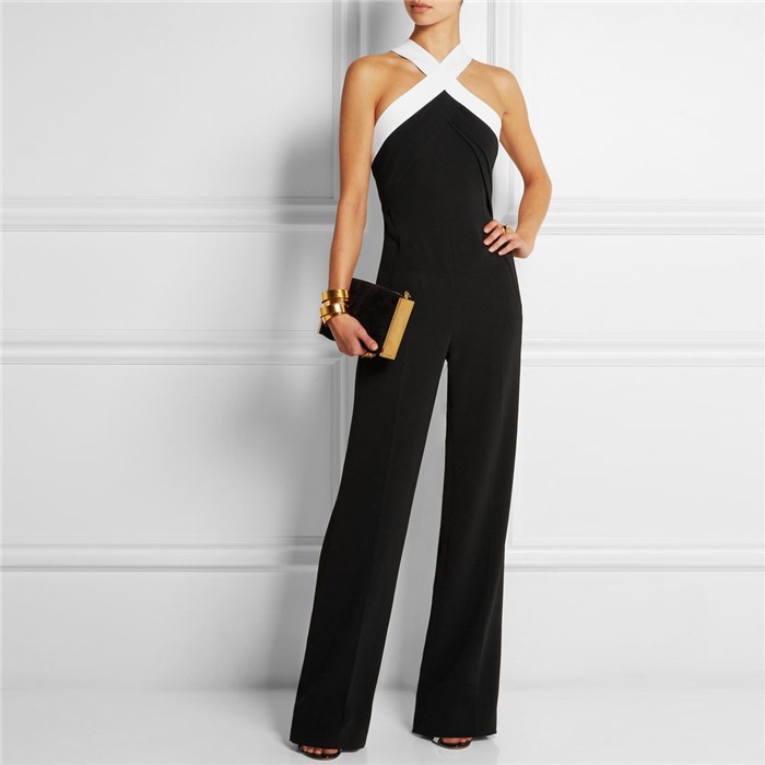 2016Rompers Women Jumpsuit Sexy black long ladies Jumpsuits