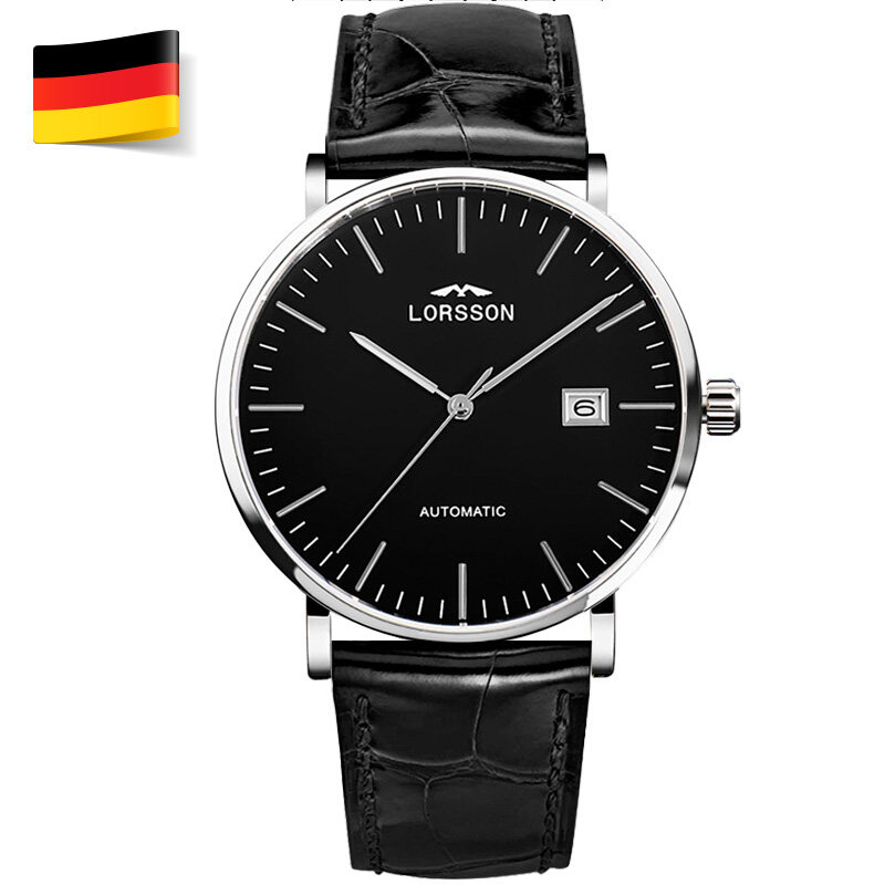 罗臣lorsson德国罗臣品牌自动机械手表幽默系列男士商务休闲腕表